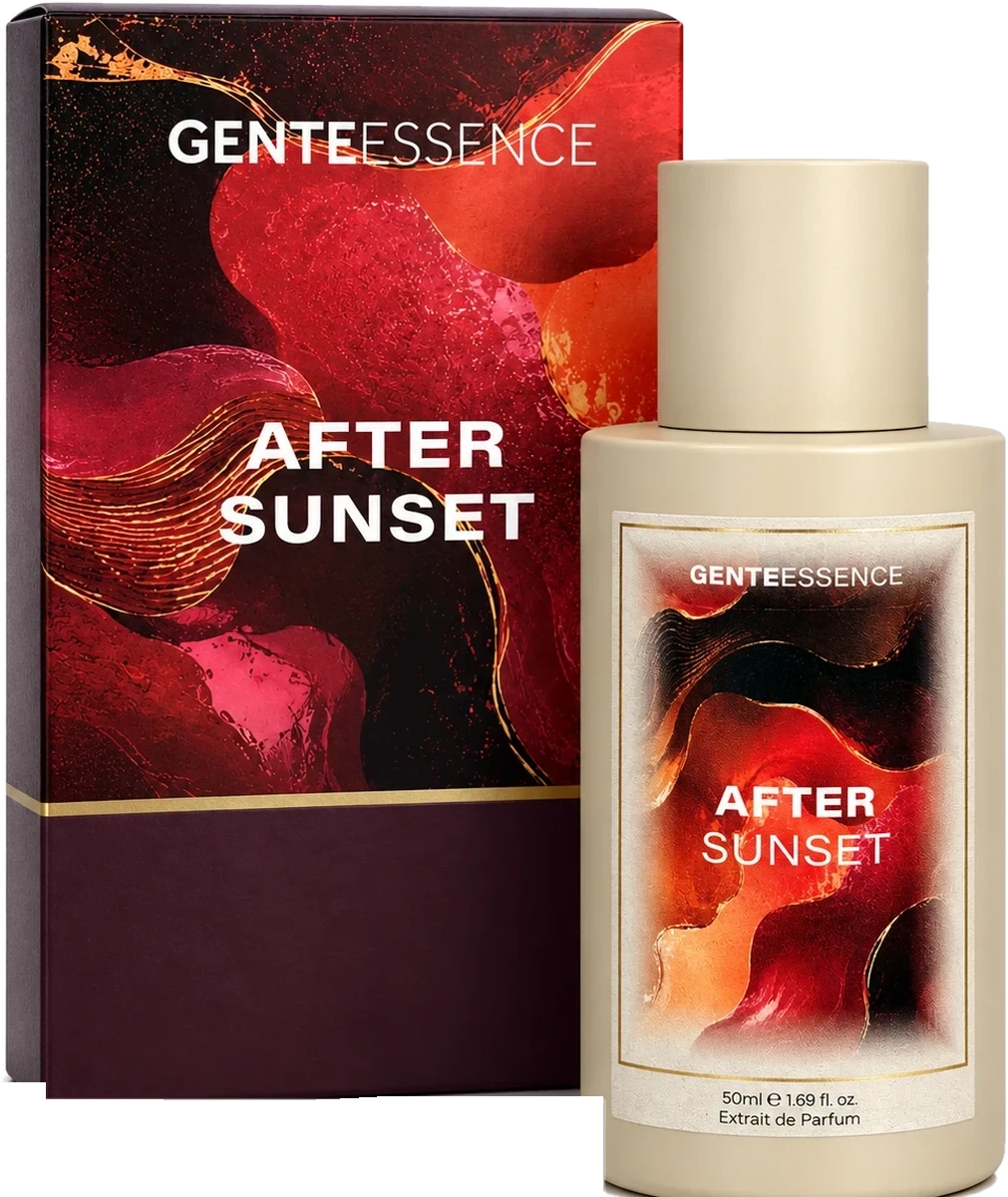 After Sunset, Flakon mit Verpackung