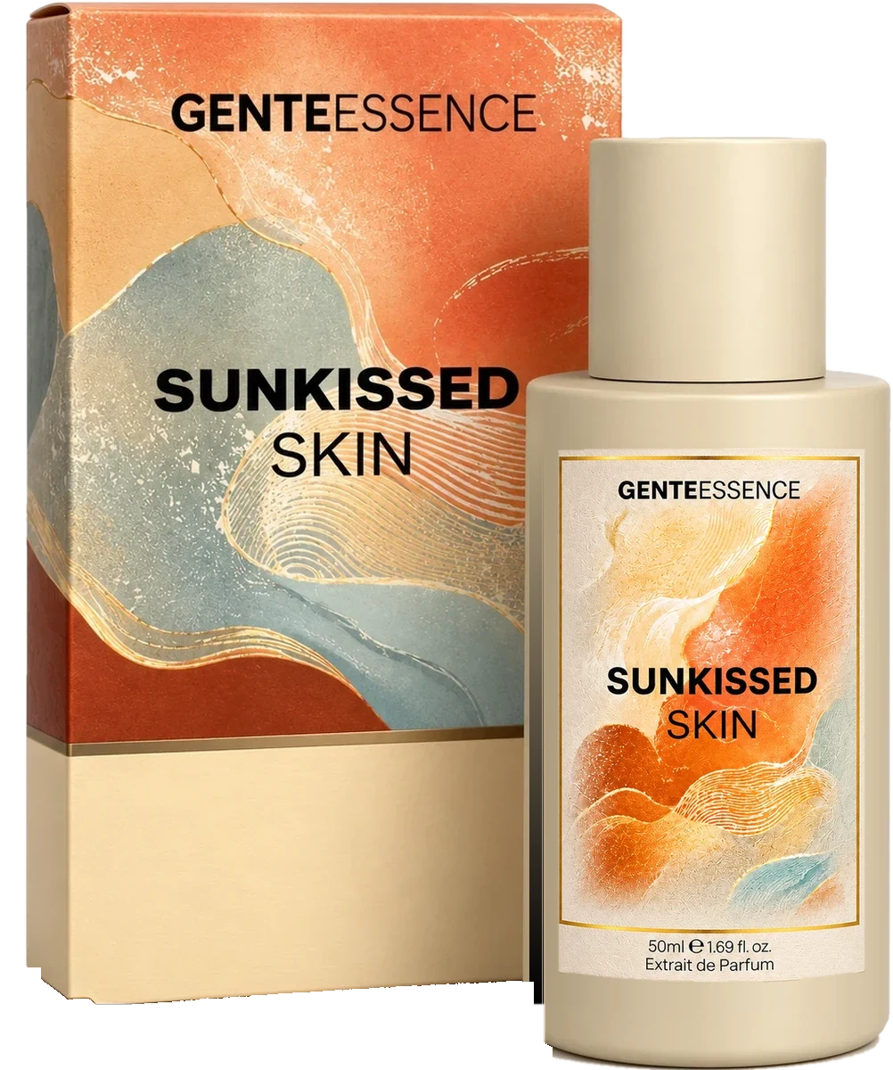 Sunkissed Skin, Flakon mit Verpackung